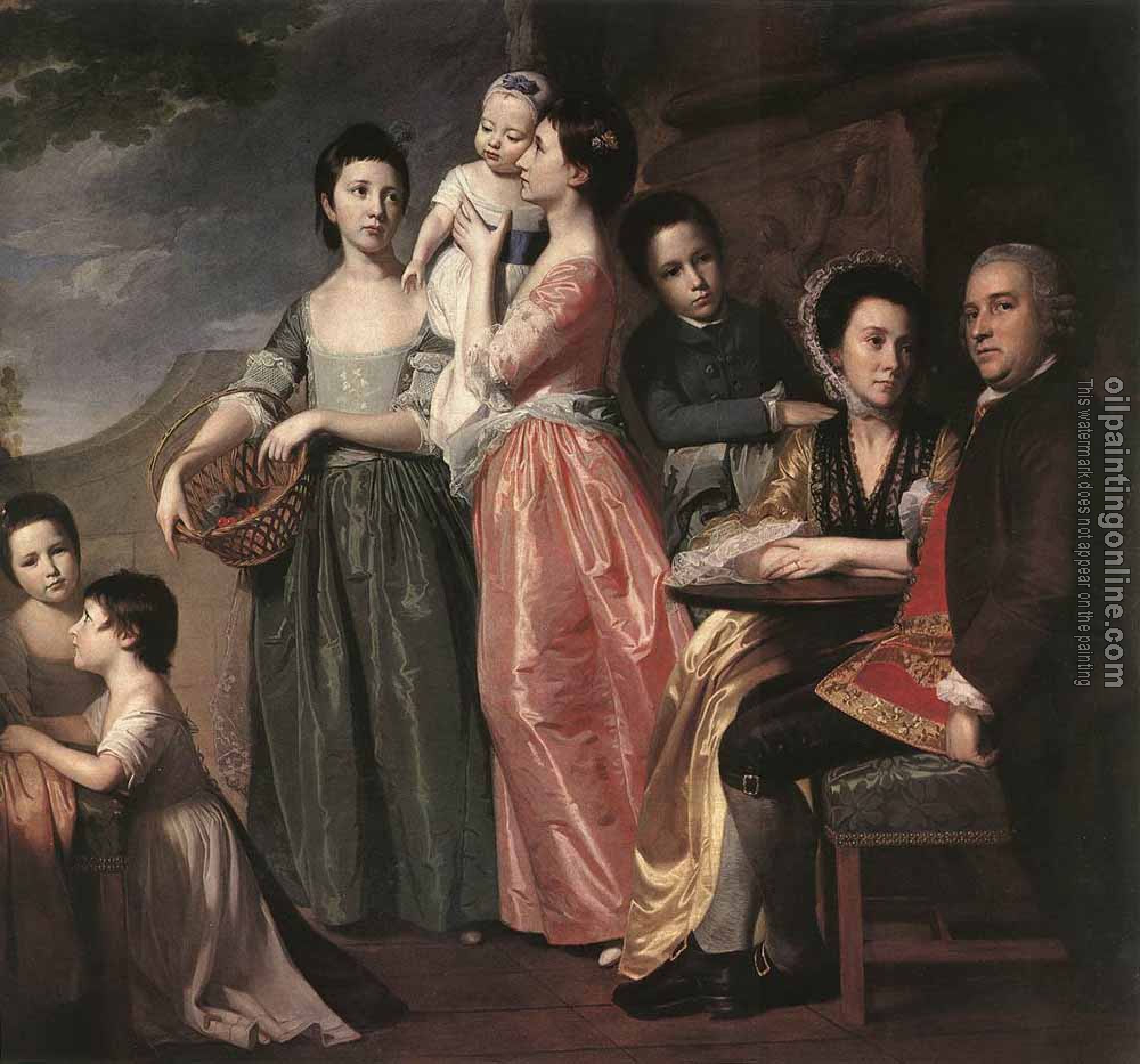 George Romney - The leigh Family